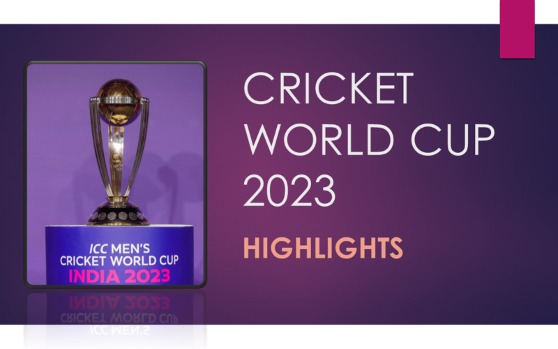 CRICKET WORLD CUP 2023